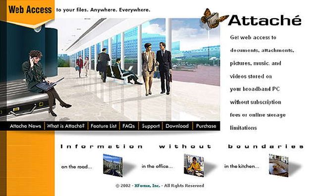 Attache Web Site design by Aram Alverez