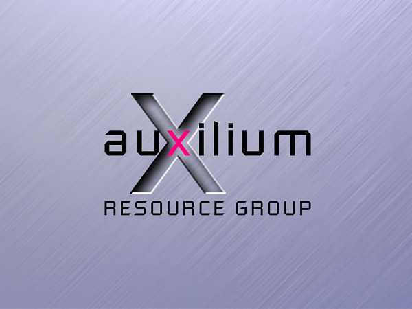 Logo design for auxilium Resource Group designed by Jens G.R. Benthien