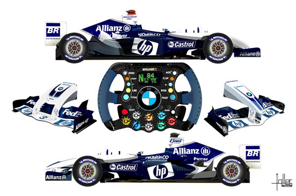 Williams FW26 Racing Car ©Javier Aller