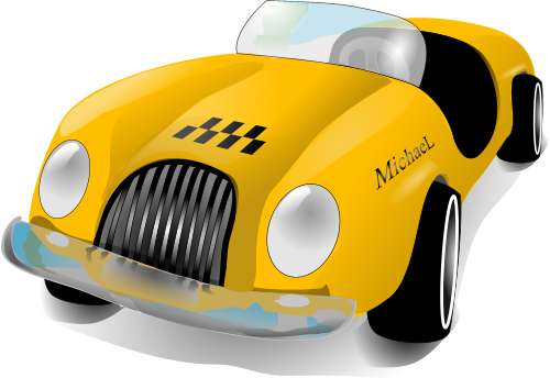 Yellow Sports Car by Misha Petriychuk