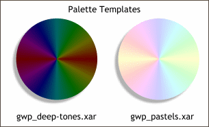 deep tones and pastel tones template