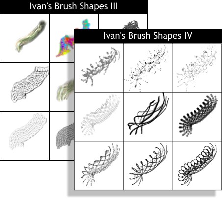 Ivan's Brush Shapes III and IV