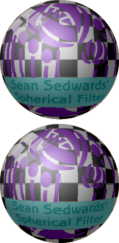 SS Mould bitmap spherical distortion filters