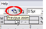 previous zoom icon