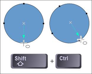 resizing cursor tip