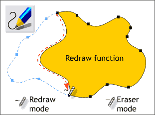 Xara Xone TIP 70 -The eraser function