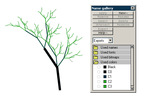 Creating A Fractal Tree in Xara X 2004 Dmitry Malutan
