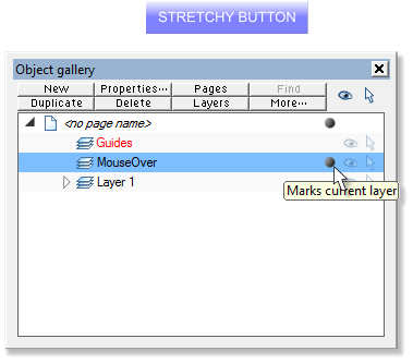 Creating Stretch Buttons in Xara Xtreme 5