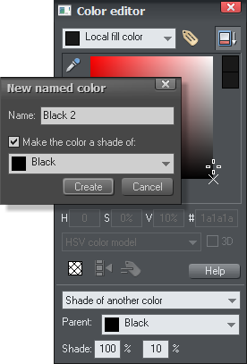 Color Editor - New Named Color
