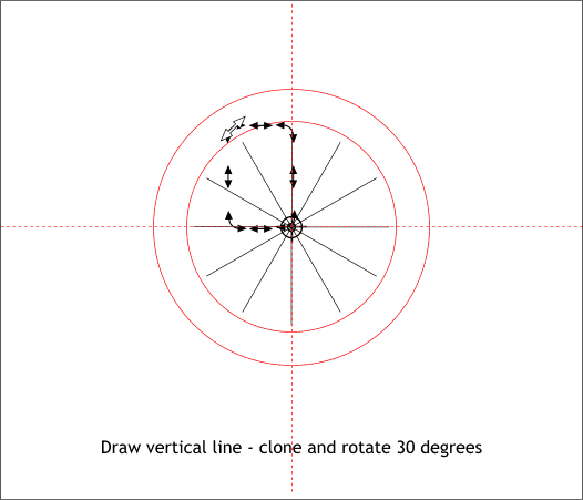 Creating a wall clock in Xara X1 and Xara 3D-6 - A step by step tutorial