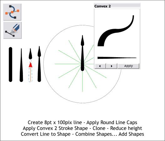 Creating a wall clock in Xara X1 and Xara 3D-6 - A step by step tutorial