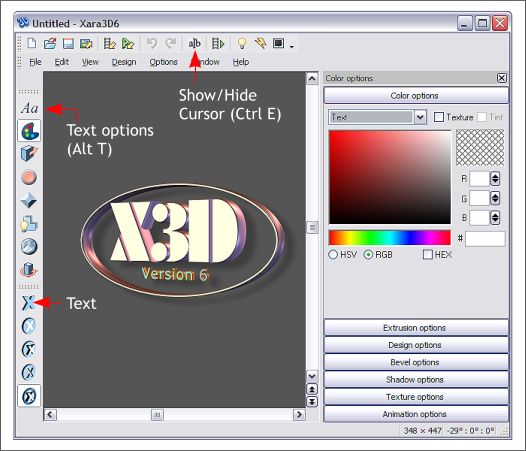 Creating a wall clock in Xara X1 and Xara 3D-6 - A step by step tutorial