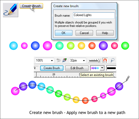 Frosty Window Xara Xone Step-by-step tutorial