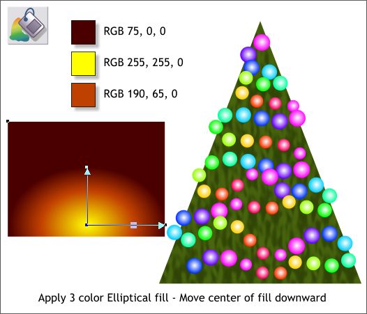 Frosty Window Xara Xone Step-by-step tutorial