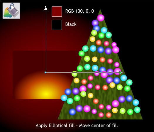 Frosty Window Xara Xone Step-by-step tutorial