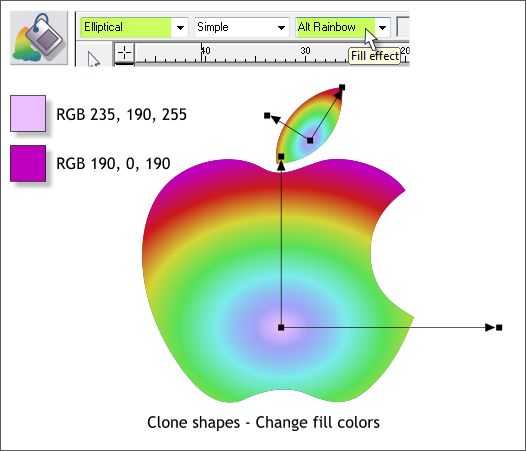 Xara Xone - Apple Macintosh Logo Step-by-step Tutorial