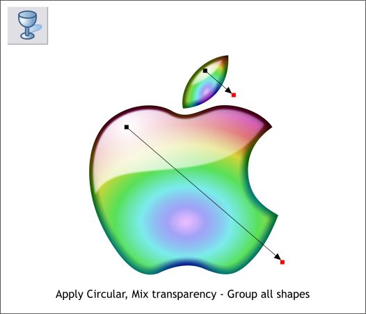 Xara Xone - Apple Macintosh Logo Step-by-step Tutorial