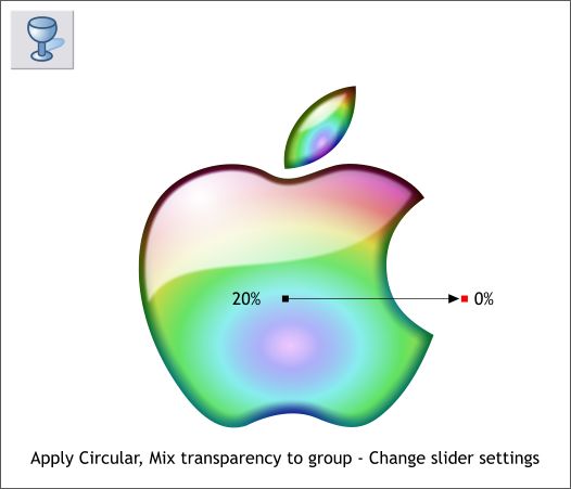 Xara Xone - Apple Macintosh Logo Step-by-step Tutorial