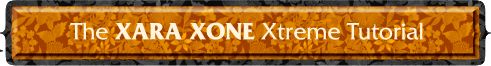 The Xara Xone Xtreme Tutorial