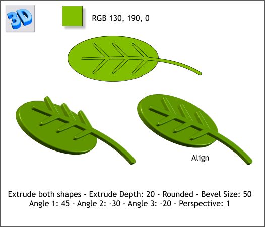 Extruded 3D Sunflower and Flowerpot Xara Xtreme Tutorial