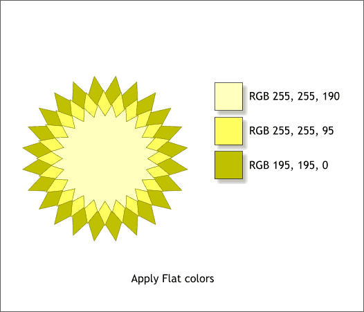 Extruded 3D Sunflower and Flowerpot Xara Xtreme Tutorial
