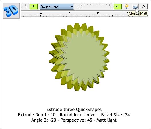 Extruded 3D Sunflower and Flowerpot Xara Xtreme Tutorial