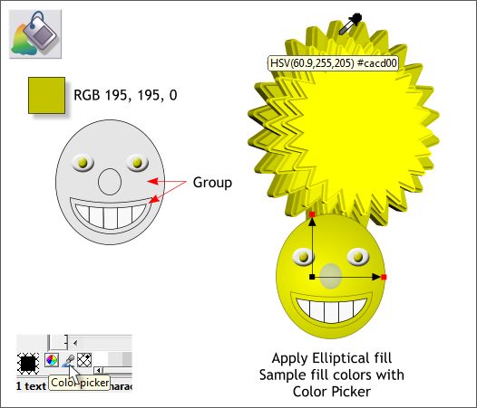 Extruded 3D Sunflower and Flowerpot Xara Xtreme Tutorial