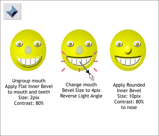 Extruded 3D Sunflower and Flowerpot Xara Xtreme Tutorial