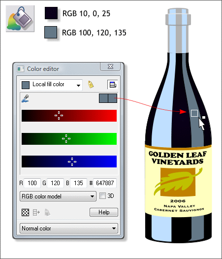 Wine Bottle Step-by-step Xtreme Tutorial ©2009 Gary W. Priester