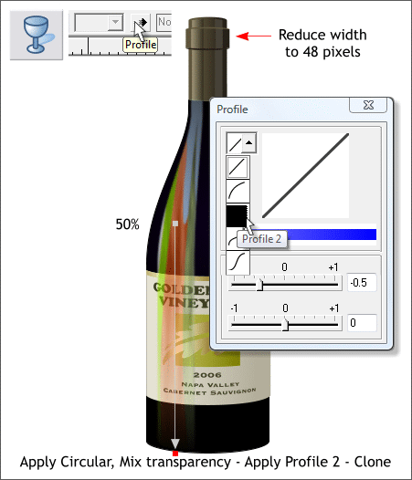 Wine Bottle Step-by-step Xtreme Tutorial 2009 Gary W. Priester