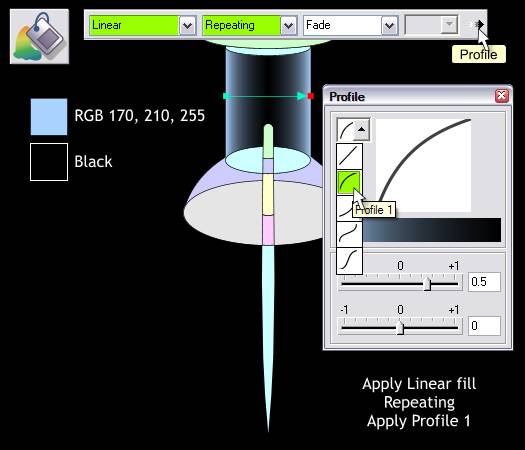 Glass Push Pin - Xara Xtreme Tutorial