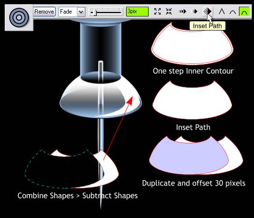 Glass Push Pin - Xara Xtreme Tutorial