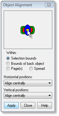 Object-Alignment Menu