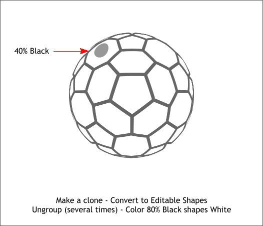 Xara Xone Soccer Ball Tutorial 2010 Gary W. Priester