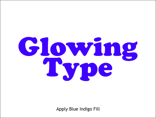 Xara Xone Workbook Glowing Type tutorial Step 6