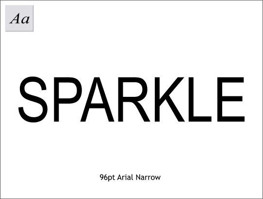 Xara Xone Workbook SparkleType tutorial Step 1