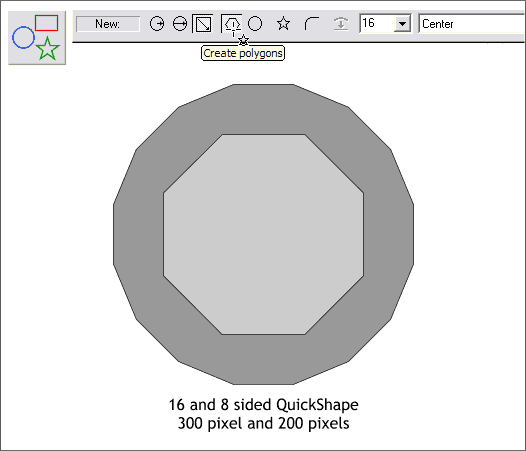 Transparent diamond step-by-step Xara X tutorial