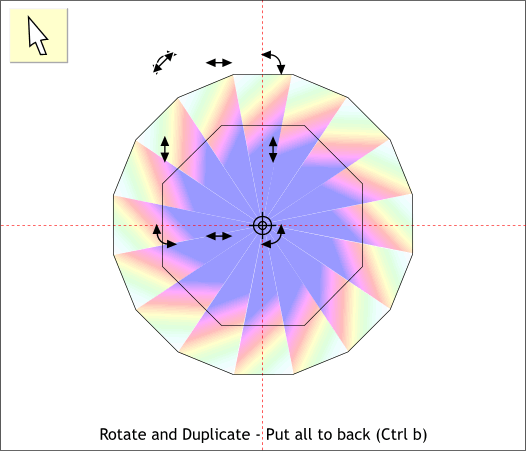 Transparent diamond step-by-step Xara X tutorial