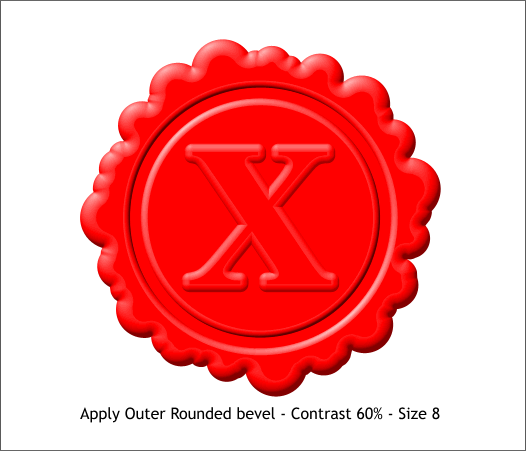 A wax seal step-by-step Xara X tutorial