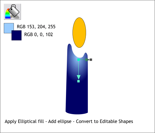 Glowing candle tutorial