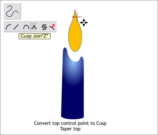 Glowing candle tutorial