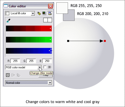 A simple sphere step-by-step tutorial