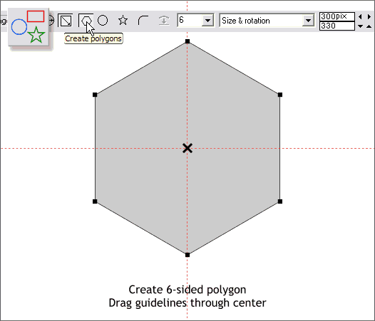 A Cool Beveled 3D Cube - Xara Xone Workbook step-by-step tutorial