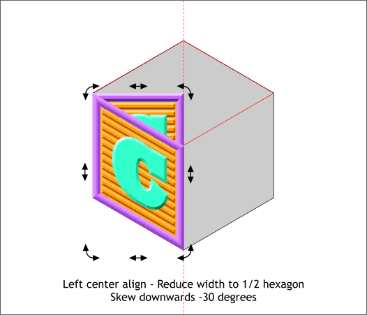 A Cool Beveled 3D Cube - Xara Xone Workbook step-by-step tutorial