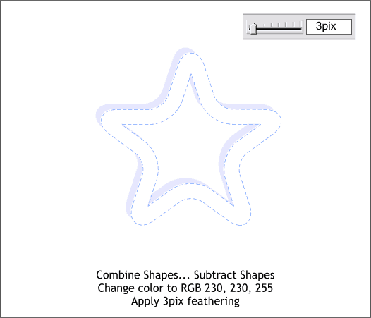 A Quick and Easy Neon Star - Xara Xone step-by-step tutorial