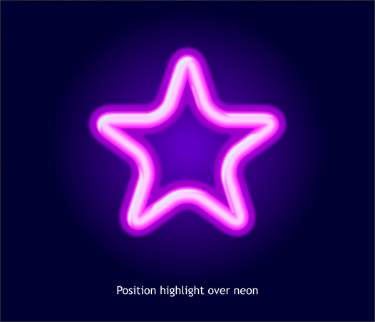 A Quick and Easy Neon Star - Xara Xone step-by-step tutorial