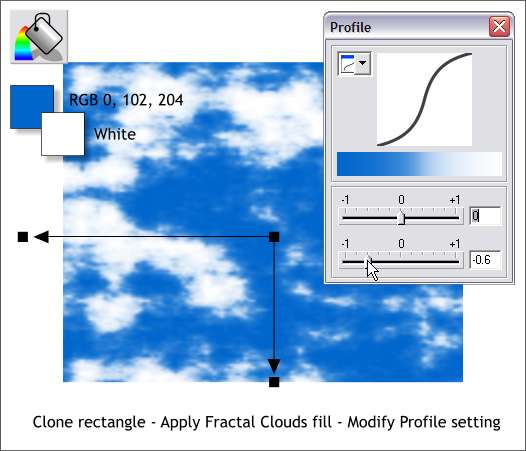 Marble - Xara Xone Workbook step-by-step tutorial