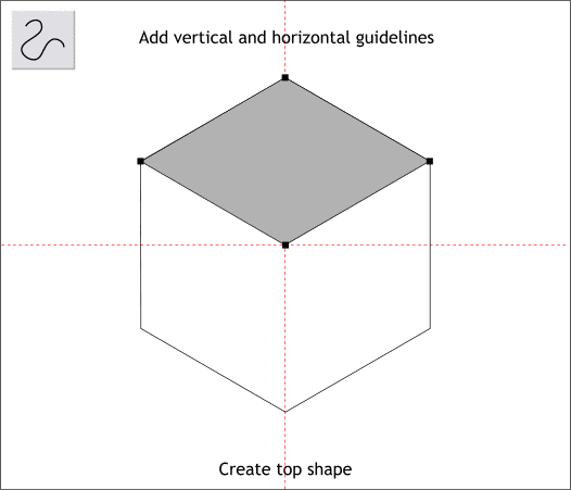 A simple cube - Xara Xone Workbook step-by-step tutorial