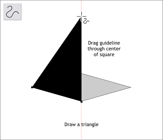 A stone pyramid - Xara Xone Workbook step-by-step tutorial