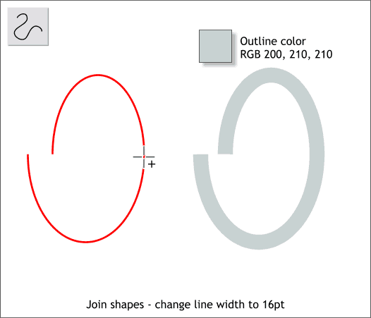 A metal spring - Xara Xone Workbook step-by-step tutorial